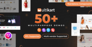 Multikart - Responsive Angular 20 eCommerce + Admin + Invoice + Email Template